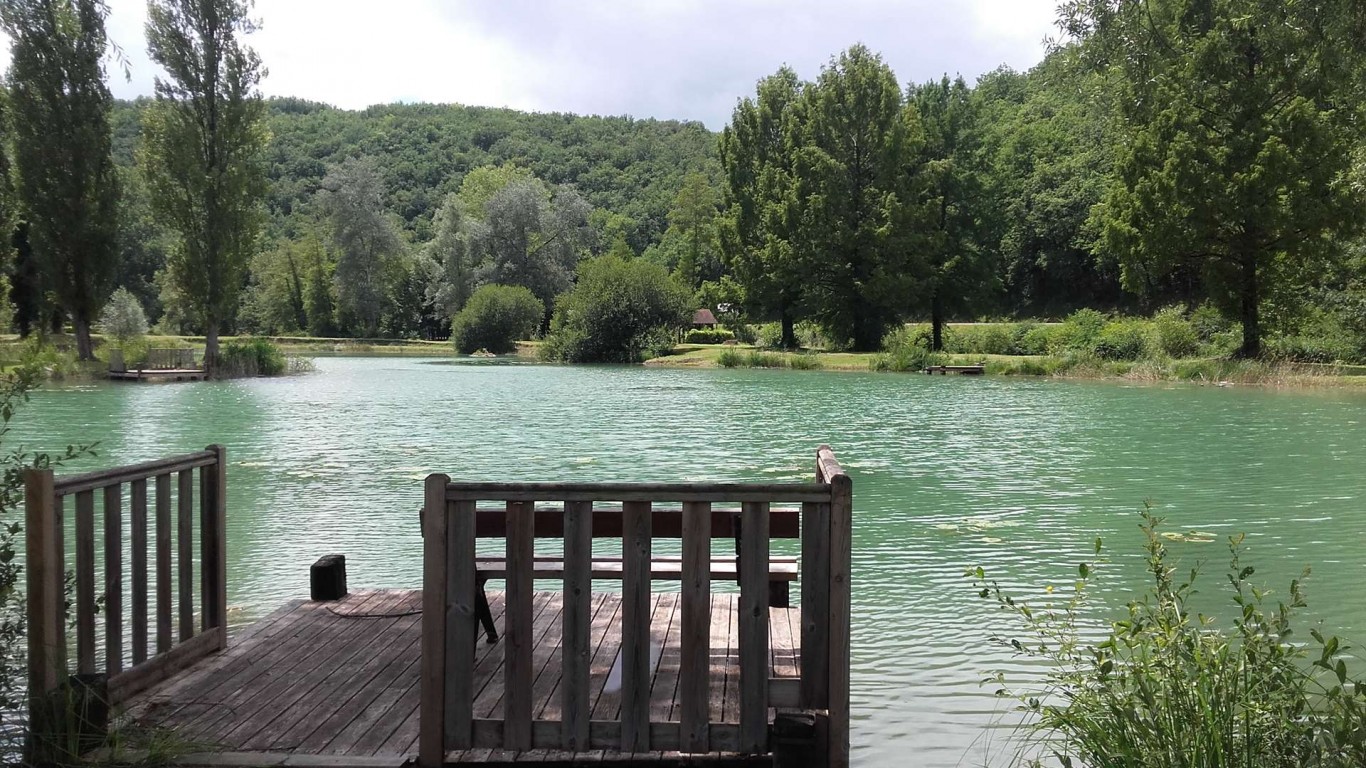 etang et ponton