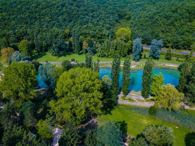 etang vue aérienne